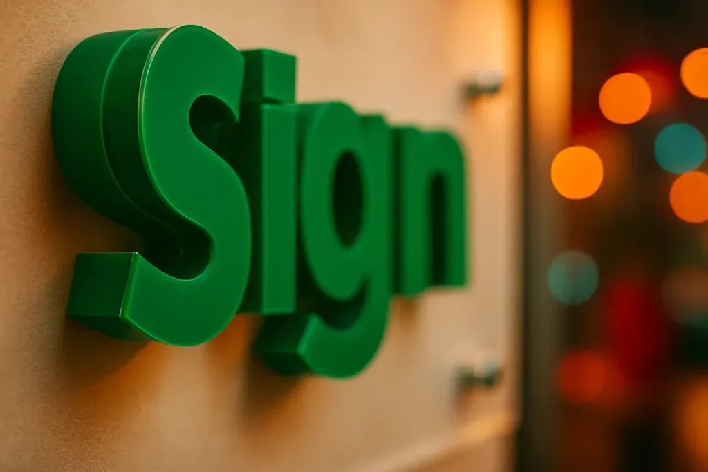 Choosing Acrylic Signage for Modern Brand Environments in Dubai
