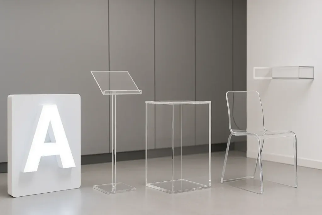 Top 10 Custom Acrylic Ideas for Shops & Offices in Dubai