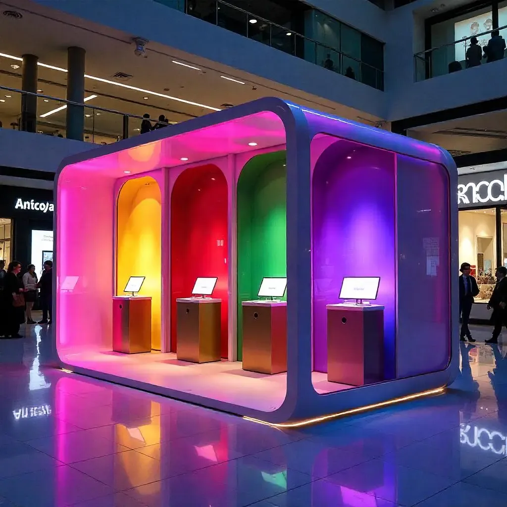 Custom Acrylic Kiosks in Dubai
