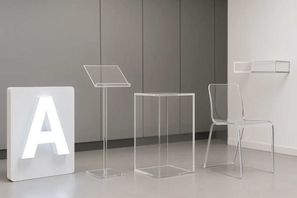 Top 10 Custom Acrylic Ideas for Shops & Offices in Dubai