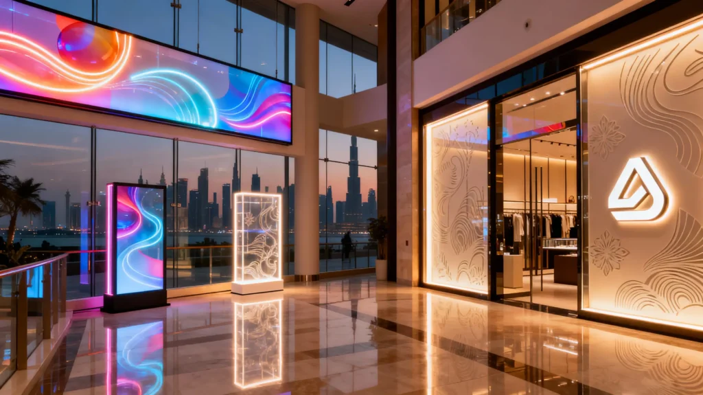Acrylic Light Boxes in Dubai - Modern Branding for Retail & Signage