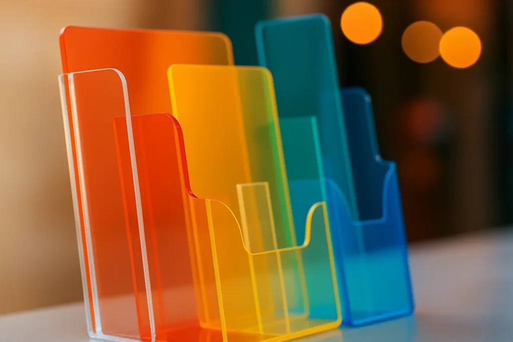 Acrylic Brochure Stands in Dubai: Clear, Professional Literature Displays for Offices, Clinics & Events