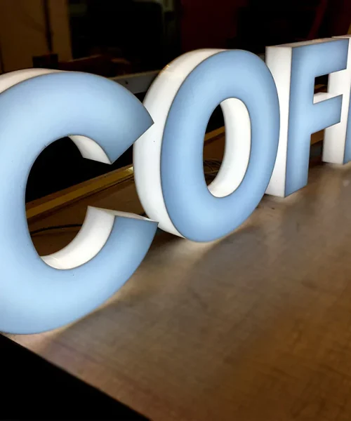 Acrylic creations - Acrlic 3D letter cutting in Dubai